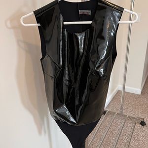 Commando leather body suit
